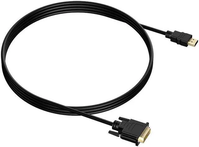 Alt view image 7 of 7 - HDMI to DVI Adapter , Hannord DVI to HDMI High Speed Bi Directional Cable, HDMI Male to DVI-D 24+1 Male, 1080P HD for Raspberry Pi, Roku, Xbox One, PS5, Graphics Card, Blue-ray, Nintendo Switch, 6 FT