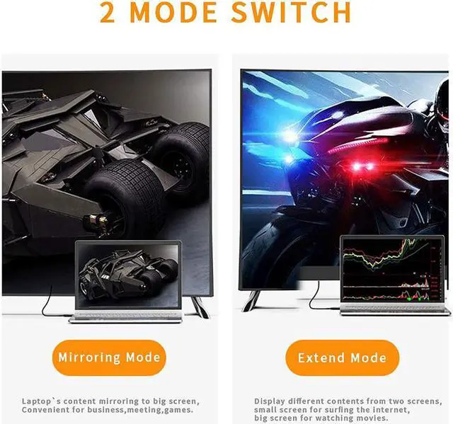 Alt view image 4 of 7 - USB C to Mini DisplayPort, Hannord 6Ft 4K@60Hz Thunderbolt 3 to Mini Displayport Cable Compatible for MacBook Pro 2020-2016, Surface Book 2, Samsung  Galaxy S21/S9/S10/S20