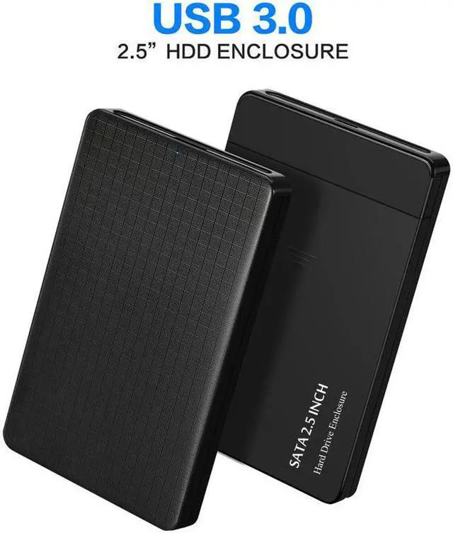 Alt view image 2 of 7 - Hannord 2.5" Hard Drive Enclosure USB 3.0 to SATA III for 2.5 Inch SSD & HDD 9.5mm 7mm External Hard Drive Case Support Max 6TB with UASP Compatiable for WD Seagate Toshiba Samsung Hitachi
