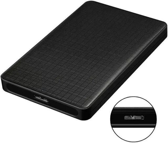 Alt view image 6 of 7 - Hannord 2.5" Hard Drive Enclosure USB 3.0 to SATA III for 2.5 Inch SSD & HDD 9.5mm 7mm External Hard Drive Case Support Max 6TB with UASP Compatiable for WD Seagate Toshiba Samsung Hitachi