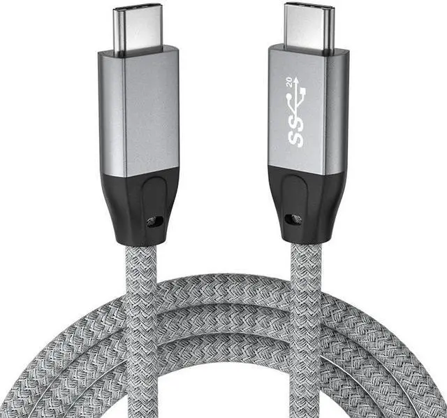 Main image of USB C to USB C Cable 100W, Hannord USB 3.1 Type C Gen 2 10Gbps / 20Gbps Data Transfer Cable PD Fast Charging,4K Video Monitor Cord Compatible for Thunderbolt 3,MacBook Pro, iPad Pro,Galaxy S21(1.64FT)