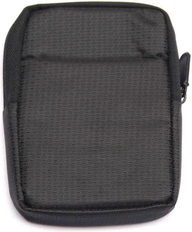 Main image of External Hard Drive Case Shockproof 2.5 Inch Hard Drive Carrying Travel Storage Case Portable HDD SSD Storage Pouch Bag For Seagate WD Electronics Organizer, Black
