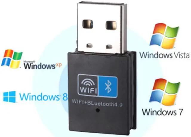 Alt view image 4 of 7 - Hannord USB WiFi Bluetooth Adapter 150Mbps Network Card Wireless Dongle Bluetooth 4.0 Portable Mini AP for PC Laptop Desktop 2.4GHz Band 802.11N Compatible with Windows 10 8 7 XP Vista Mac Linux