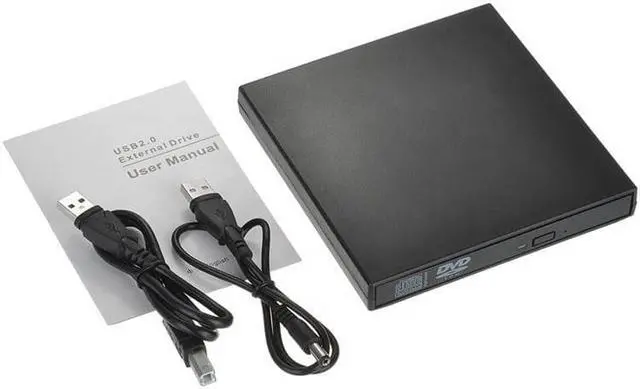 Alt view image 7 of 7 - External USB2.0 CD Drive, Hannord Protable External DVD Drive, USB Slim CD-RW DVD-R Combo Burner Writer Player for Laptop Notebook PC Desktop Computer Compatible with Windows 2000/XP/Vista/7/10 MAC OS