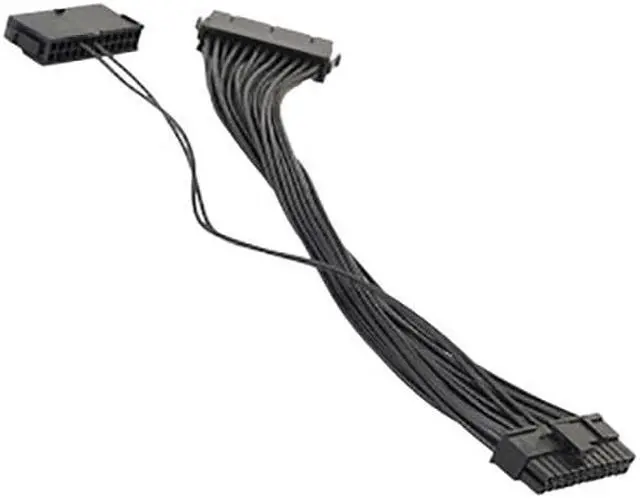 Alt view image 6 of 6 - Hannord  24Pin Power Supply Synchronizer Male to Female ATX Mining 30cm 24 Pin Dual PSU Extension Cable for Computer Adaptor for Mining