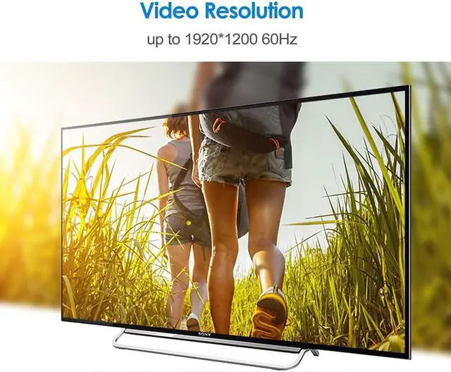 Alt view image 6 of 7 - DVI to HDMI Adapter, Hannord Bidirectional DVI (DVI-D) to HDMI 1080P Male to Female Converter with Gold-Plated Cord 2 Pack (Black)