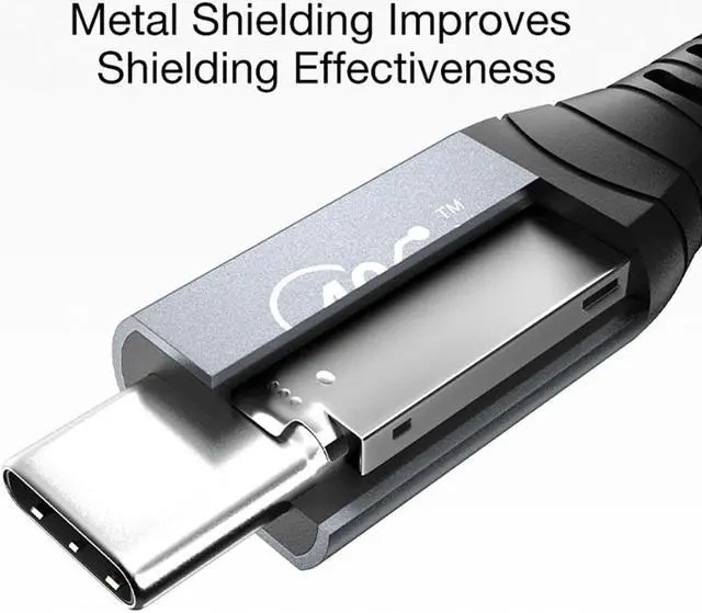 Alt view image 5 of 7 - Hannord Thunderbolt 4 USB C Extension Cable USB4 Extend 40Gbps Charging Data Cable 8K@60Hz PD 5A/100W Type-C Data Wire for MacBook Pro, 1 ft. / 0.3M