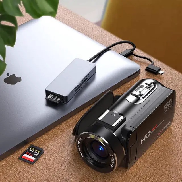 Alt view image 3 of 7 - Hannord USB C USB3.0 SD Card Reader, 5in1 Multi Card Reader for SD/TF/CF/Micro SD/MS/M2, Drive Free for Windows/Mac/Linux/Android (USB3.0 and Type-C)