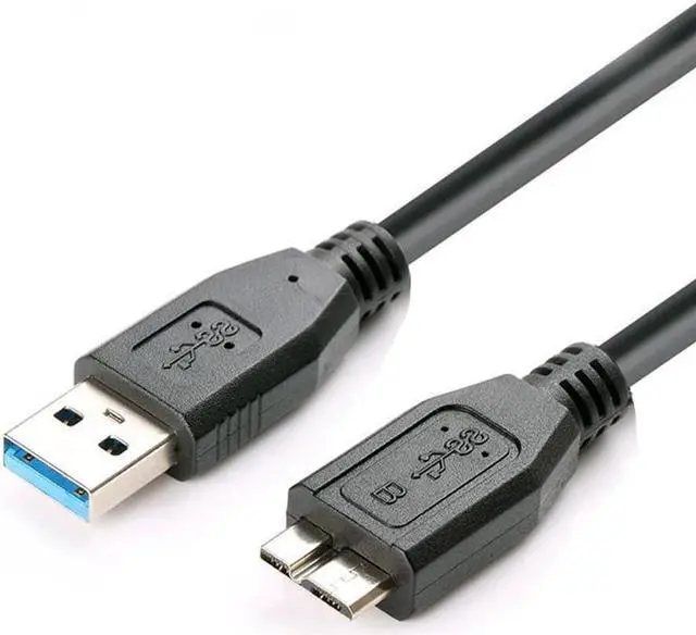 Main image of Hannord Micro USB 3.0 Cable, External Hard Drive Cable USB 3.0 A to Micro B Cable Compatible with Samsung Galaxy S5, Note 3, WD Western Digital, Toshiba, Seagate Hard Drives and More (3.3 Feet)