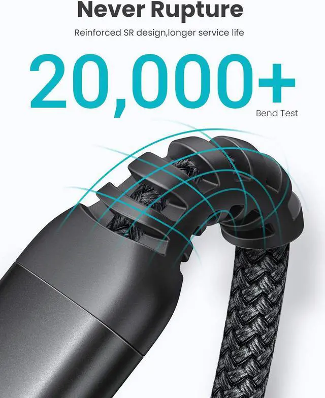 Alt view image 2 of 5 - Hannord USB Extension Code, USB Extension Cable Type A Male to Female 5Gbps High-Speed Data Transfer, USB 3.0 Extension Compaticable with Keyboard, Mouse, TV, Handle, Projector ,Black 10 ft.