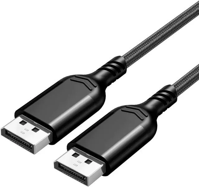 Alt view image 7 of 7 - Hannord 16K Displayport Cable 2.1, DP 2.1 80Gbps Cable 10FT Support 16K@30Hz 8K@120Hz HBR3 4K@240Hz 165Hz 144Hz 60Hz, HDCP DSC, HDR10 FreeSync G-Sync for Gaming Monitor Graphics Card 10 ft.