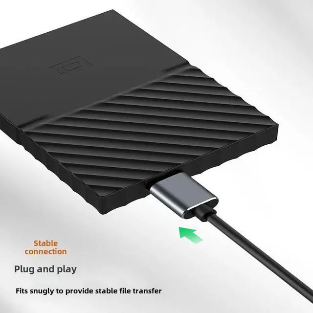 Alt view image 5 of 6 - Hannord USB 3.0 A Male to Micro USB 3.0 Sync Cord,Data Wire Compatible for Toshiba,Samsung,My Passport and More External Hard Drive