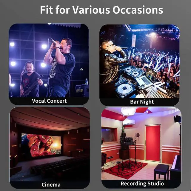 Alt view image 5 of 7 - Hannord XLR to XLR Cables, Microphone Cable Mic Cord XLR Male to Female Adapter Microphone Cord 3-Pin Stage & Studio, Oxygen-Free Copper 10 ft.