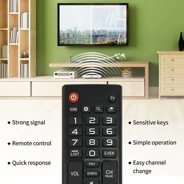 Alt view image 5 of 7 - Hannord Universal Remote Control for LG Smart TV Remote Replacement Compatible All LG LCD LED OLED UHD HDTV 3D 4K Smart TVs Models AKB75375604