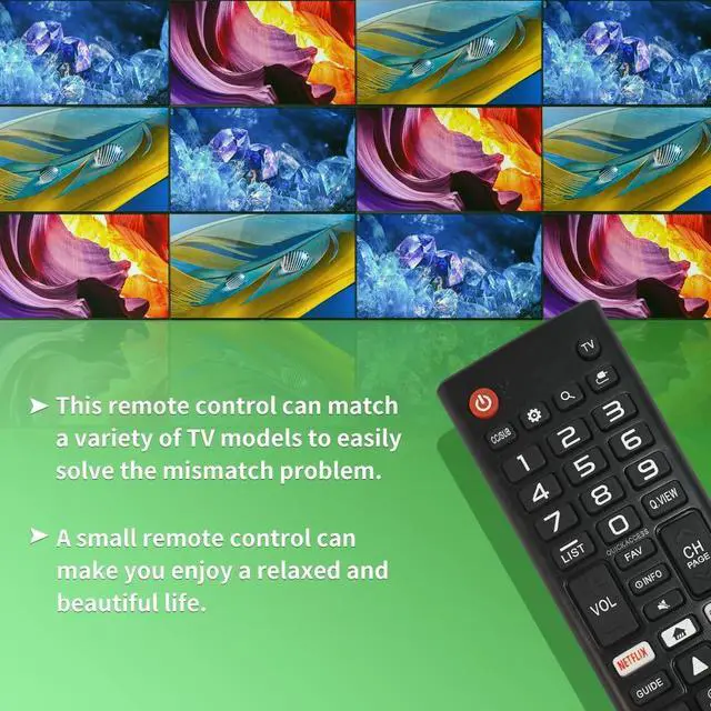 Alt view image 2 of 7 - Hannord Universal Remote Control for LG Smart TV Remote Replacement Compatible All LG LCD LED OLED UHD HDTV 3D 4K Smart TVs Models AKB75375604