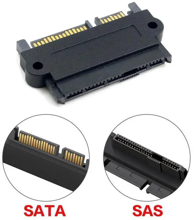 Alt view image 5 of 7 - Hannord SAS to SATA Adapter [2 Pack] SFF-8482 29Pin SAS Hard Disk Drive to Motherboard SATA 22Pin Converter Adapter
