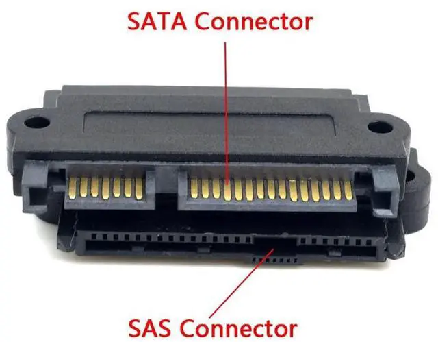 Alt view image 4 of 7 - Hannord SAS to SATA Adapter [2 Pack] SFF-8482 29Pin SAS Hard Disk Drive to Motherboard SATA 22Pin Converter Adapter