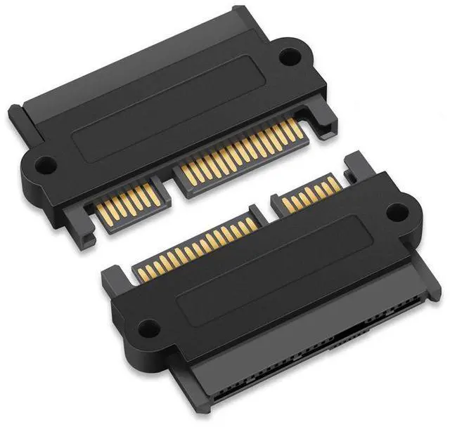 Main image of Hannord SAS to SATA Adapter [2 Pack] SFF-8482 29Pin SAS Hard Disk Drive to Motherboard SATA 22Pin Converter Adapter