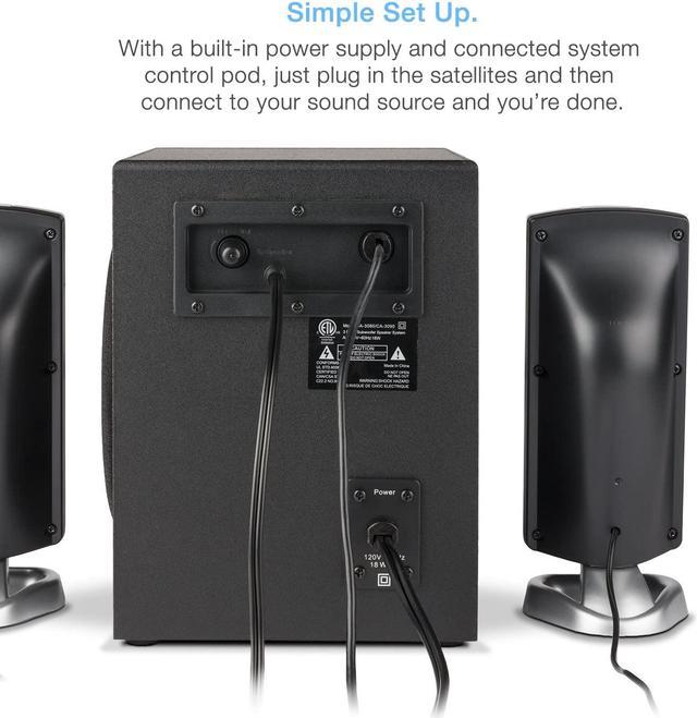 2.1 Subwoofer Speaker System with 18W of Power – High Performance
