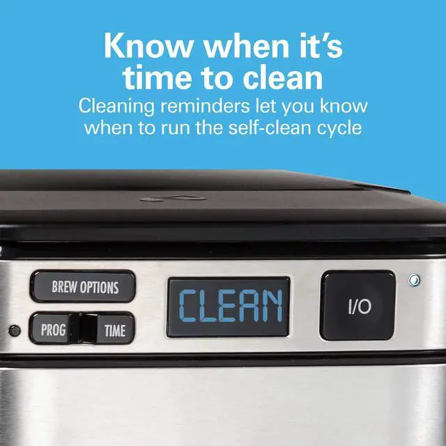 Alt view image 3 of 7 - Programmable Coffee Maker, 12 Cups, Front Access Easy Fill, Pause & Serve, 3 Brewing Options, Black