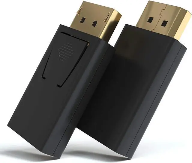 Alt view image 4 of 7 - DisplayPort to HDMI Adapter | Gold-Plated DP 1.2 3D Full HD 1080p HDCP True Color Converter Compatible with HP Elitebook, Lenovo, Thinkpad, Mac, Apple