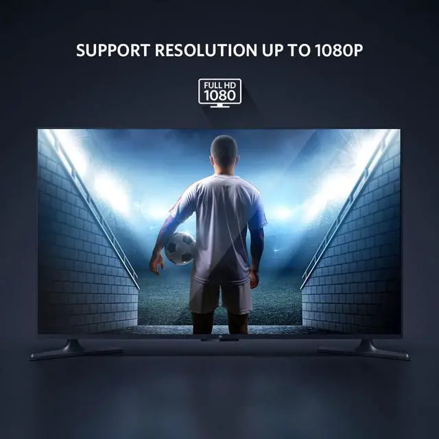 Alt view image 4 of 8 - DVI to HDMI Adapter, DVI-D 24+1Male to HDMI Female High Speed Adapter Converter Gold Plated Support 1080P for HDTV, Plasma, DVD, Projector, Computer