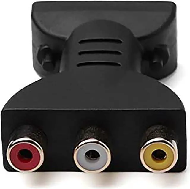 Alt view image 3 of 6 - HDMI to AV Converter 3 RCA Full HD Video 1080P AV Scart Composite Adapter