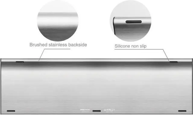 Alt view image 3 of 7 - Arteck 2.4G Wireless Keyboard Stainless Steel Ultra Slim Full Size Keyboard with Numeric Keypad for Computer/Desktop/PC/Laptop/Surface/Smart TV and Windows 10/8/ 7 Built in Rechargeable Battery