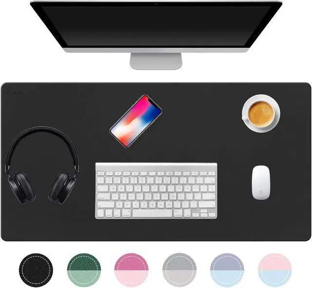 Main image of TOWWI Desk Pad, Leather Mouse Pad, 32”x16” Laptop Desk Mat Blotter, Waterproof Writing Pad Mouse pad, Desk Accessories Office Decor