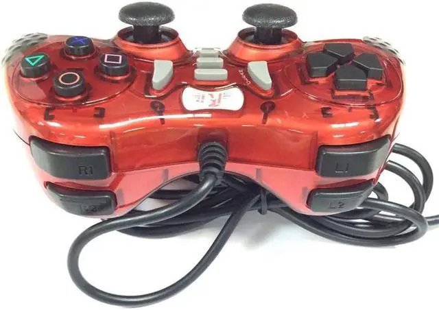 Alt view image 2 of 7 - Gaming Wired Gamepad Controller Rii GP500 for PC Windows 98 XP 7 8 10 Games Playstation 3 STEAM Gaming with Joystick Dual Vibration Asymmetric USB Joy pad Handler (TURB 12 FIRE Buttons 4 AXLS)