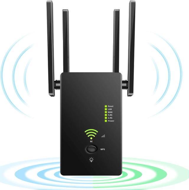 5 Ghz WiFi Repeater Wireless Wifi Extender 1200Mbps Wi-Fi Amplifier 300Mbps  Long Range Wi fi Signal Booster 2.4G Wifi Repiter