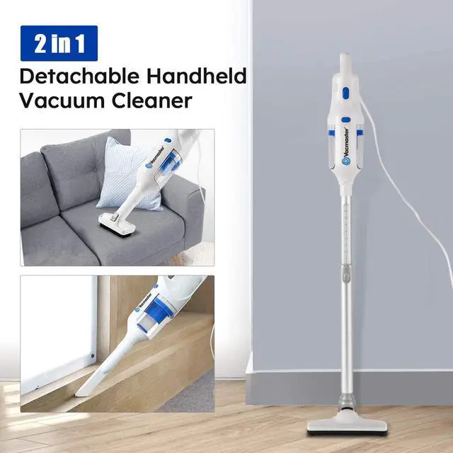Alt view image 7 of 7 - Corded Stick Vacuum Cleaner 2 in 1 Ultra-Lightweight 14Kpa Power Suction Handheld Vacuum Cleaner with Washable HEPA Filter for Home, Car, Pet Hair, Carpet, Hard Floor