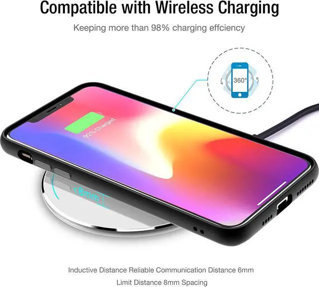 Alt view image 2 of 6 - Wireless Charger Ultra Thin Aviation Aluminum CNC Unibody Fast Charging Pad Silver (NO AC Adapter)
