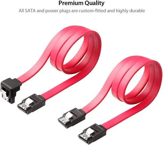 Alt view image 4 of 6 - SATA Cable, SATA Data Cable and SATA Power Splitter Cable