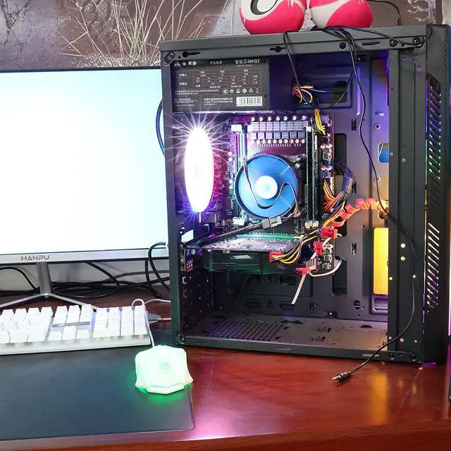 Alt view image 6 of 7 - 5 Pack 4-Pin PWM Fan Splitter Cable, Sleeved Braided Adapter Computer PC Fan Power Extension Cable Converter for Computer ATX Case 4-Pin/3-Pin Cooling Fan Cable (10.6")