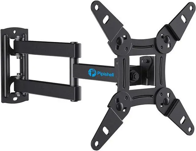 Main image of Full Motion TV Monitor Wall Mount Bracket Articulating Arms Swivels Tilts Extension Rotation for Most 13-42 Inch LED LCD Flat Curved Screen TVs & Monitors, Max VESA 200x200mm up to 44lbs