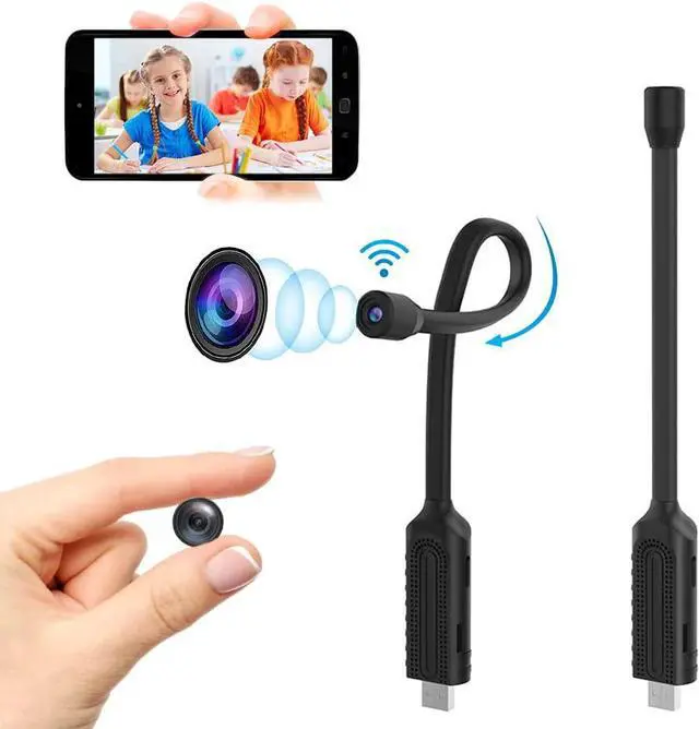 Main image of Spy Camera WiFi Hidden Cameras - Wireless Mini Cameras for Home Security,Built-in Battery Nanny Cam, USB Plug Security Camera 1080p Hd Pet Camera ,Mini spy Camera,Security Cameras Wireless Outdoor.