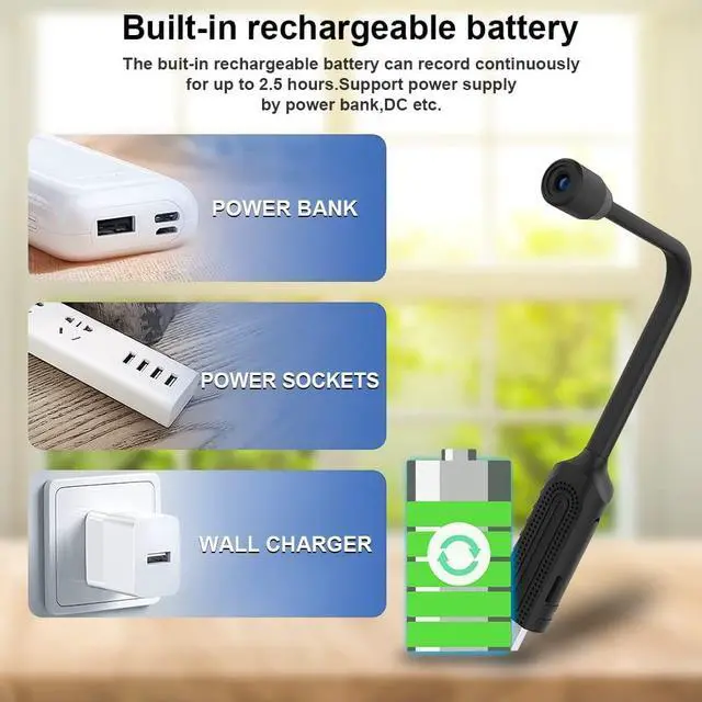 Alt view image 3 of 4 - Spy Camera WiFi Hidden Cameras - Wireless Mini Cameras for Home Security,Built-in Battery Nanny Cam, USB Plug Security Camera 1080p Hd Pet Camera ,Mini spy Camera,Security Cameras Wireless Outdoor.