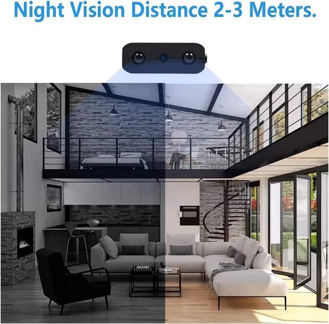 Alt view image 4 of 7 - Small Wireless WiFi Camera Hidden Spy Security Cameras,Pet Dog Camera Baby Cam 1080P Remote Portable Camera Phone APP
