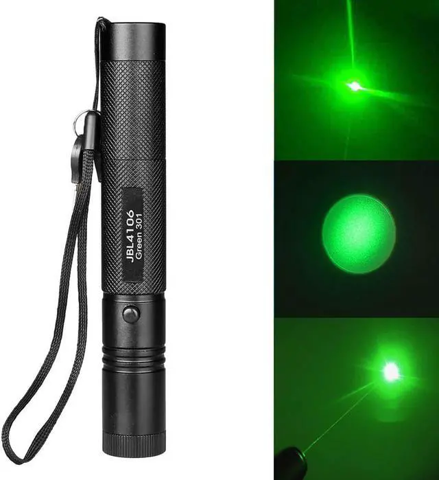 Alt view image 7 of 7 - Military 532nm G301 Green Laser Pointer Pen 5mW High Power Visible Beam Light Lazer with 18650 Battery & Dual Charger