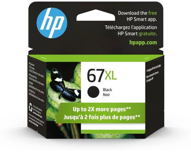 Main image of HP 67XL High Yield Black Original Ink Cartridge, ~240 pages, 3YM57AN#140