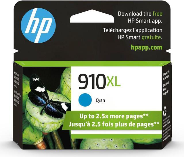 Alt view image 6 of 18 - HP 910XL High Yield Cyan Original Ink Cartridge, ~825 pages, 3YL62AN#140