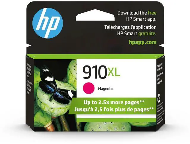 Alt view image 6 of 20 - HP 910XL High Yield Magenta Original Ink Cartridge, ~825 pages, 3YL63AN#140