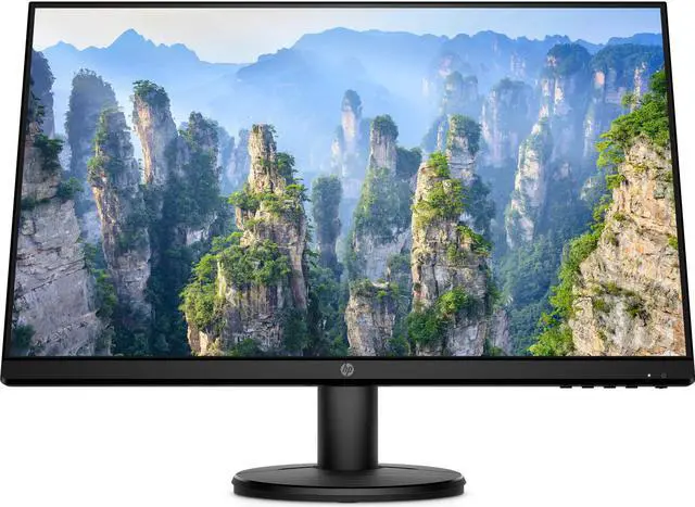 Alt view image 16 of 20 - HP V24 24" FHD 75Hz Monitor Black - 1920 x 1080 Full HD Display @ 75Hz - AMD FreeSync Technology - 1ms Response Time - Twisted Nematic Panel (TN) - Anti-glare panel w/ Low Blue Light Mode