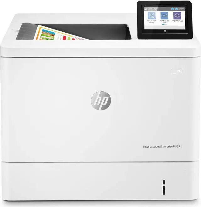 Alt view image 2 of 17 - HP LaserJet Enterprise M555 M555dn Desktop Laser Printer Color 7ZU78ABGJ