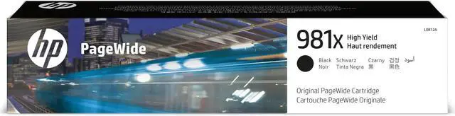 Alt view image 10 of 20 - HP 981X High Yield Black Original PageWide Cartridge, ~11,000 pages, L0R12A