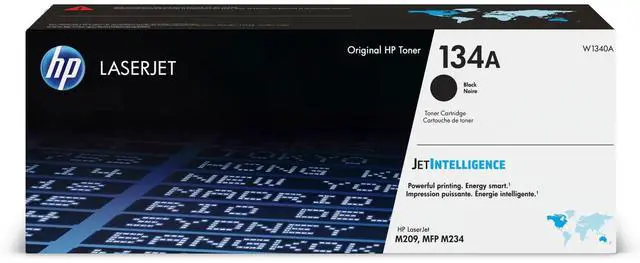Alt view image 2 of 20 - HP 134A Original Toner Cartridge Black W1340A