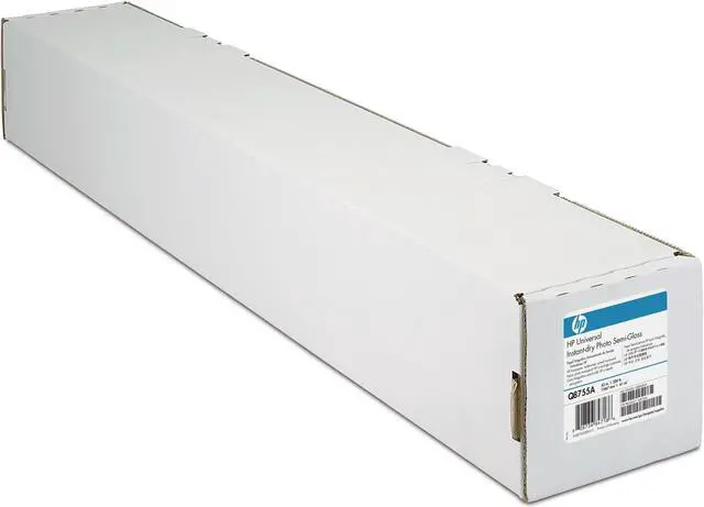 Alt view image 7 of 12 - HP Designjet Large Format Instant Dry Semi-Gloss Photo Paper 36" x 100 ft. White Q6580A