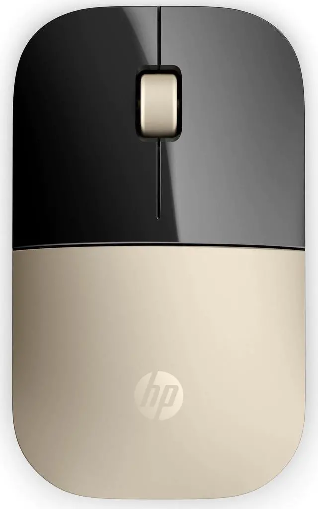 Alt view image 6 of 15 - HP Z3700 2.4GHz Wireless Mouse Gold/Black (X7Q43AA#ABL)