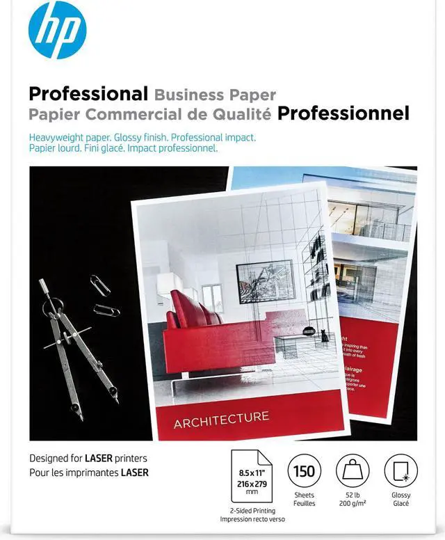 Alt view image 3 of 17 - HP Professional Business Glossy Brochure Paper 4WN10A